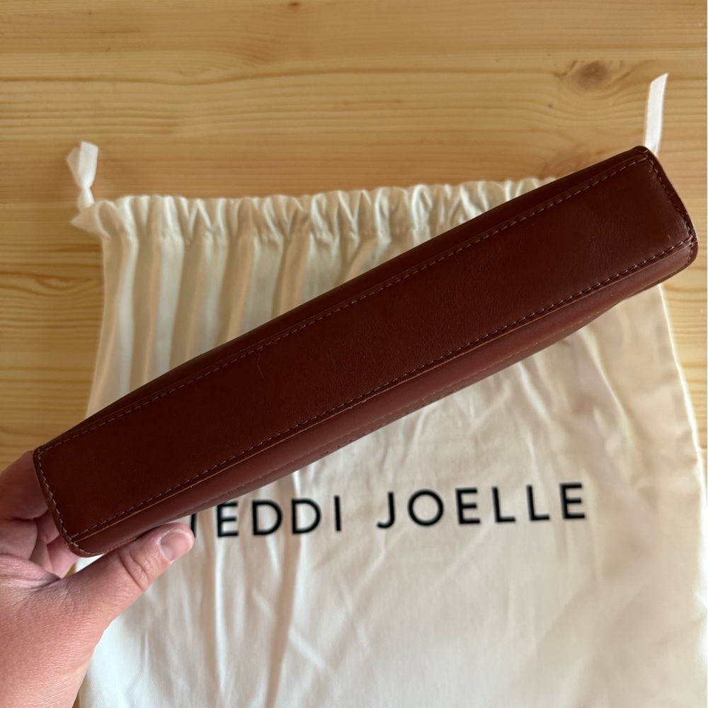 Teddi Joelle Signature Clutch and Card Holder in cognac - Picture 12 of 12